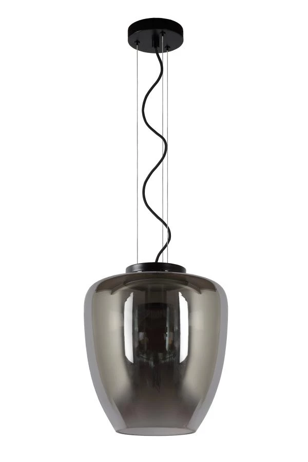 Lucide FLORIEN - Lámpara colgante - Ø 28 cm - 1xE27 - Ahumado - apagado